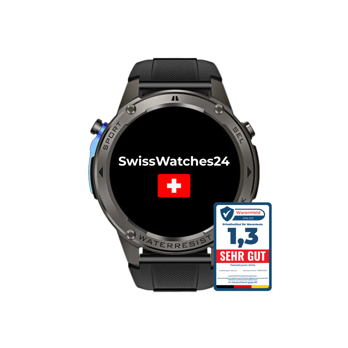 SwissWatches24 - GPS & SOS Uhr für Senioren