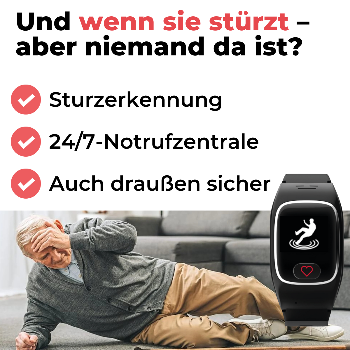 SwissWatches24 - NotrufPlus Armband