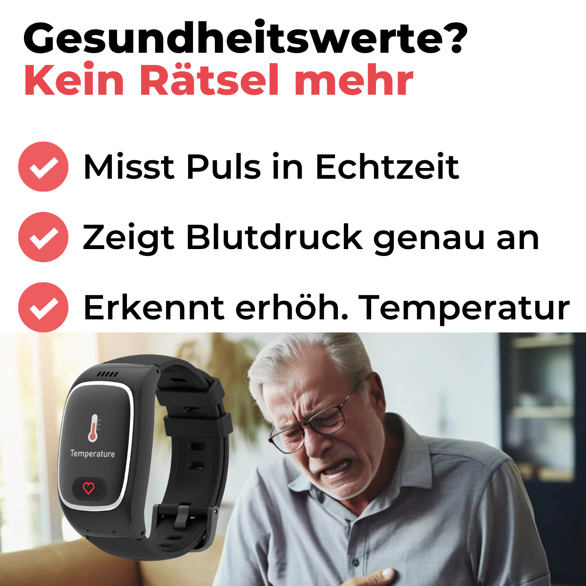 SwissWatches24 - NotrufPlus Armband