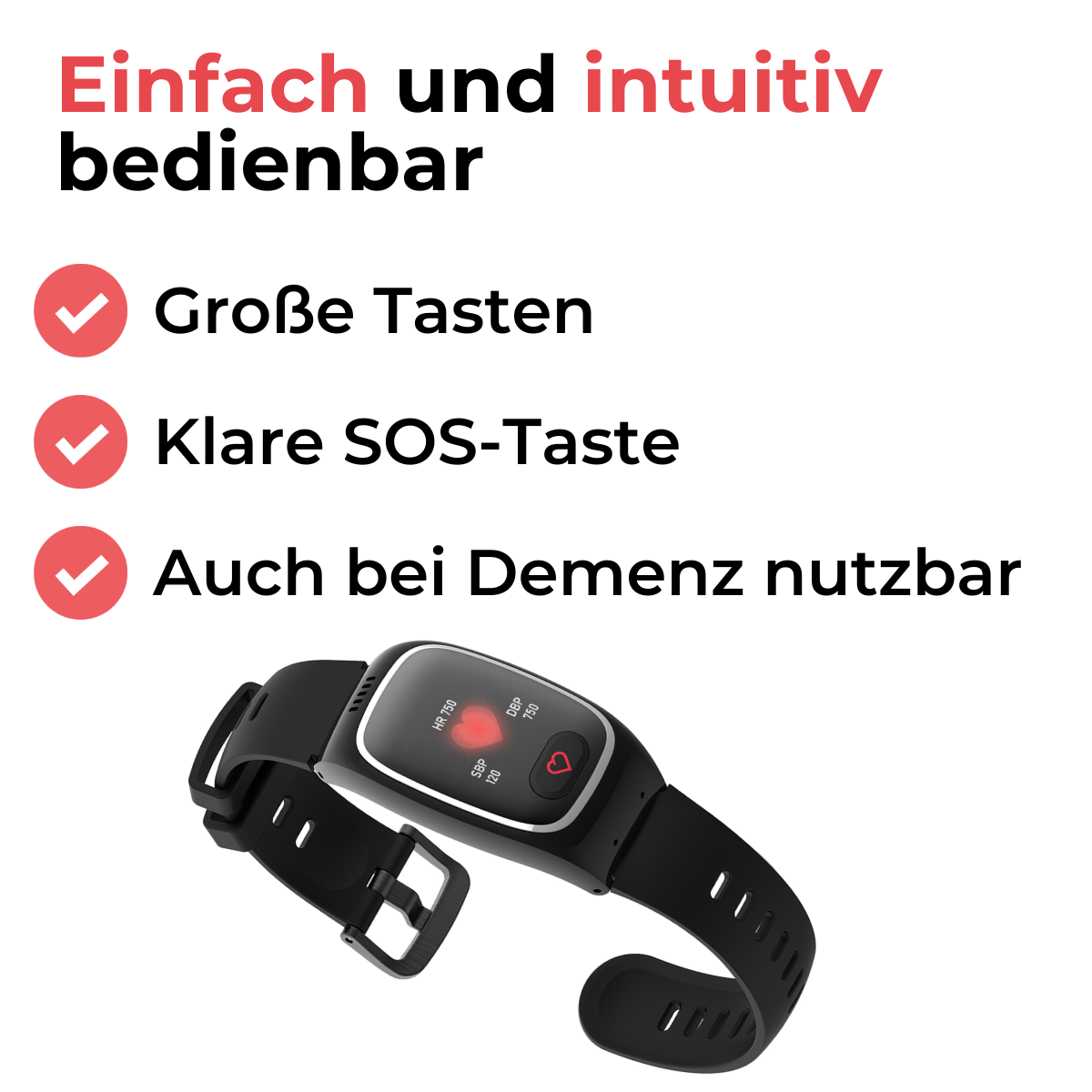 SwissWatches24 - NotrufPlus Armband